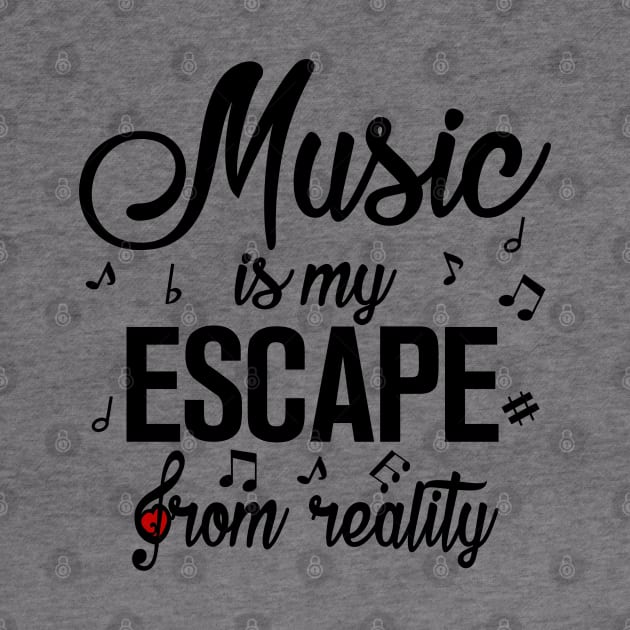 Music is my Escape from Reality by KsuAnn